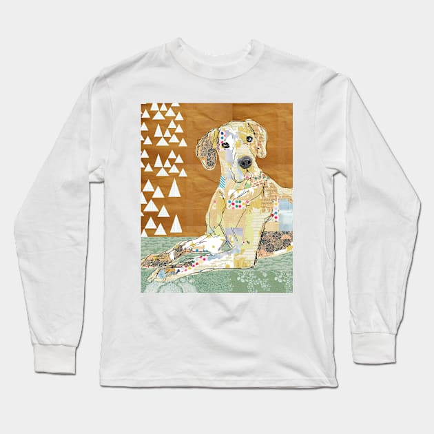 Great Dane Collage Long Sleeve T-Shirt by GreenNest